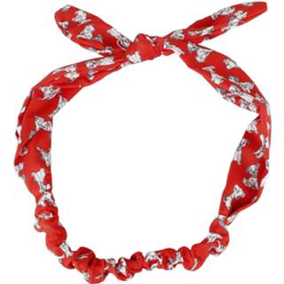 👉 Haarband rood wit zwart vrouwen hoofdmateriaa polyester 101 Dalmatians - Dalmatiner 8427934562695