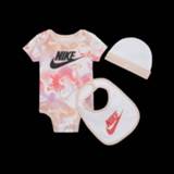 👉 Unisex roze jeugd baby's Nike set met booties voor (4 paar) - 196150024888
