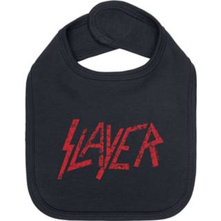 👉 Slab zwart unisex Slayer - Metal-Kids Logo Slabbetje 4251642369420