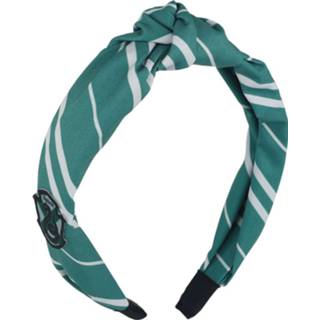 👉 Hoofdband groen wit vrouwen hoofdmateriaa polyester Harry Potter - Slytherin 8427934562213