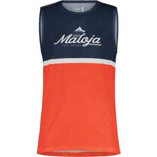 👉 Maloja - CaprileM. - Sportshirt maat XL, rood/zwart