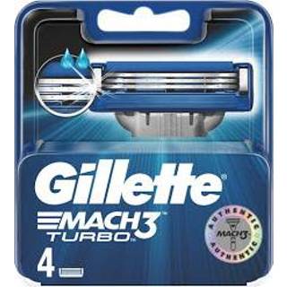 👉 Scheermesje Gillette Mach 3 Turbo Scheermesjes - 4 stuks