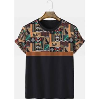 Shirt cotton l male zwart 100% Bear Graphics T-Shirt