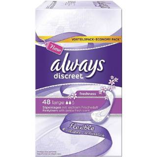 👉 Maandverband large Always Inlegkruisjes - Discreet 48st