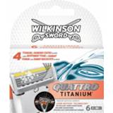 👉 Navulmesje titanium Wilkinson Navulmesjes Quattro Diamond - 6 stuks