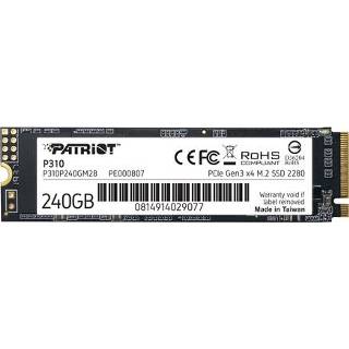 Patriot P310 240 GB P310P240GM28, PCIe 3.0 x4, NVMe 1.3, M.2 2280