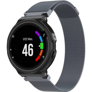 👉 Milanese band grijs Strap-it Garmin Forerunner 235 (space grey) 8720763432055