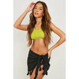 👉 Tassel Tie Beach Sarong, Black