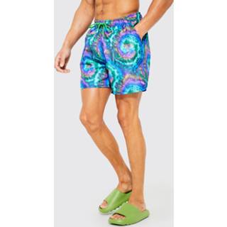 👉 Mid Length Tie Dye Swim Short, Multi