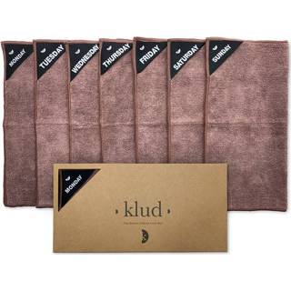 👉 Vaatdoek Klud set van 7 microvezel vaatdoekjes - Mauve 5700002039095