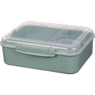 👉 Lunchbox grijsgroen Sistema Renew • Bento 1650ml 8720589244023