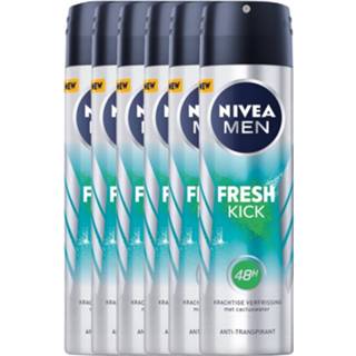 👉 Anti transpirant gezondheid Nivea Men Fresh Kick Anti-Transpirant Spray Voordeelverpakking 4005900840851