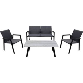 👉 Stoel aluminium active Nancy bank loungeset 4 delig textileen 659424240853