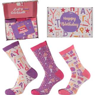 👉 Sokken One Size vrouwen multicolor Apollo Giftbox Verjaardag Dames Party met gratis wenskaart 5901453738883