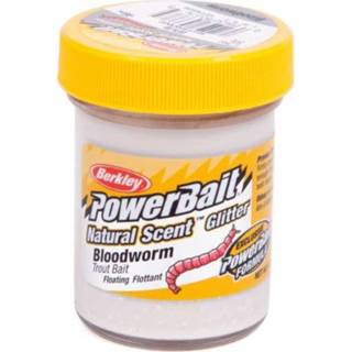 👉 Berkley TroutBait Natural Scent - Bloodworm - White