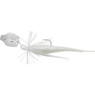 👉 Wit zilver Savage Gear Crazy Swim Jig - Sinking White Silver 12.5cm 14.5g Chatterbait 5706301767370