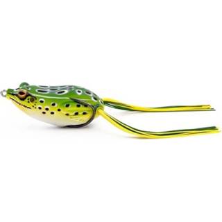 👉 Donkergroen geel Savage Gear Hop Walker Frog - Floating Green Leopard 5.5cm 15g Softbait 5706301774385