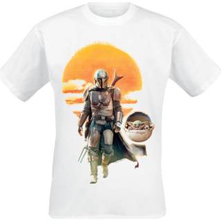 👉 Poster wit mannen m Star Wars - The Mandalorian Sunset T-shirt 5059934990746