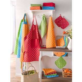👉 Theedoek blauw wonen Set van 2 theedoeken Kracht