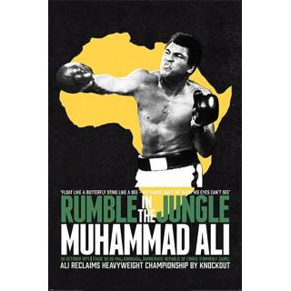 👉 Poster multicolor unisex Hoofdmateriaa Papier Muhammad Ali - Rumble in the Jungle 5050574347785