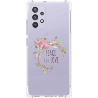 👉 Bumper hoesje Samsung Galaxy A32 4G | 5G Enterprise Editie Stevig Boho Text 8720632064264