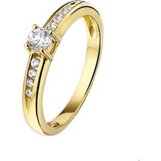 👉 Zirkonia active Geelgouden Ring 4019123 17.00 mm (53) 8718834527724 8718834527717