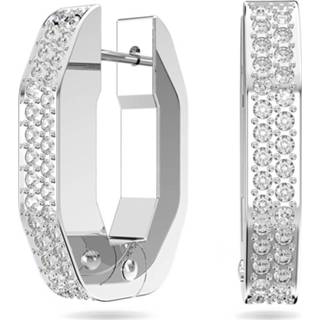 👉 Oorring zilverkleurig active Swarovski 5618307 - Dextera Oorringen 9009656183076