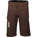 👉 POC - Women's Essential MTB Shorts - Fietsbroek maat XL, bruin/zwart
