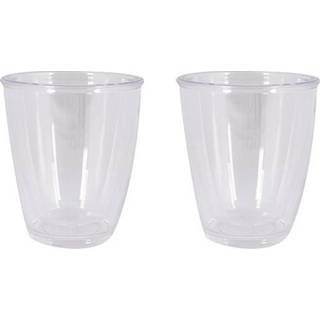 👉 Dubbelwandig glas polycarbonaat unisex Bo-Camp - Isolerend 340 ml 2 Stuks 8712013113258