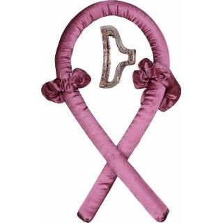 👉 Spons paars schuim active 2 stuks curling iron luie automatisch geen warmte ijzeren set (diep paars)