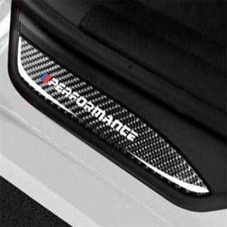👉 Drempel koolstofvezel active Lage editie autodeur decoratieve sticker voor BMW E90 2005-2012