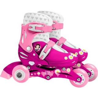 👉 Inline skate aluminium princess kinderen clipsluiting 33 meisjes roze 30 Disney skates hardboot maat 3496271008307