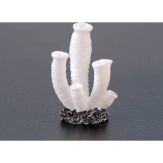 👉 Ornament wit resin small active 10 PCS Simulation Coral Aquarium Fish Tank Ornaments, Colour: No. 6 White