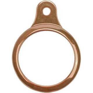 Sleutelhanger rose goud active Schokbestendige Anti-Kras TPU Soft Case met Ring voor Airtag (Rose Gold)