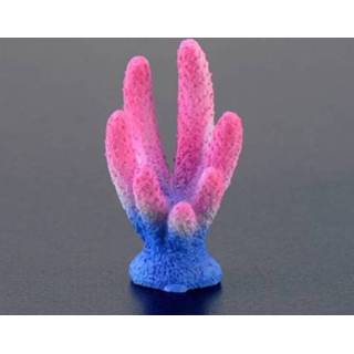 👉 Ornament active 10 stks Simulatiehars Coral Aquarium Kleine Ornamenten, Kleur: No. 1 Kleurrijk