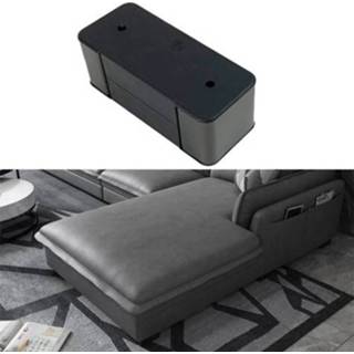 👉 Sofa zwart steel active LH-SFJD001 5cm Stainless Booster Pad, Style: Rectangular(Gun Black)