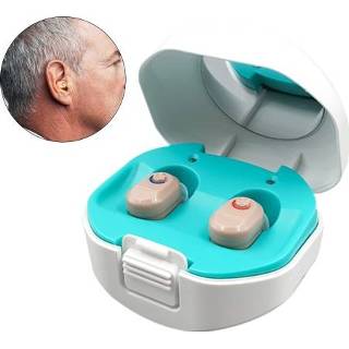 👉 Versterker active TWS On-Ear Sound hoortoestel met oplaadcompartiment (huidskleur)