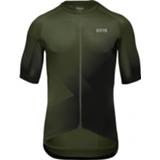 👉 Fiets shirt mannen XXL zwart olijfgroen GORE Wear - Fade Jersey Fietsshirt maat XXL, zwart/olijfgroen 4017912154567