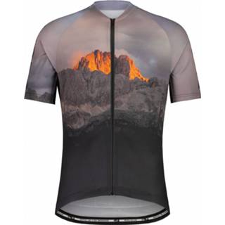 👉 Fiets shirt mannen XL zwart grijs Maloja - AlbaM. 1/2 Fietsshirt maat XL, grijs/zwart 4048852627972