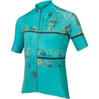 👉 Fiets shirt XXL turkoois mannen Endura - Outdoor Trail Trikot Kurzarm Fietsshirt maat XXL, 5056286926003
