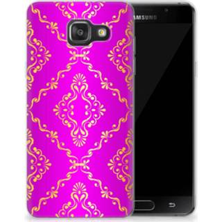 👉 Siliconen hoesje roze Samsung Galaxy A3 2016 Barok 8718894734100