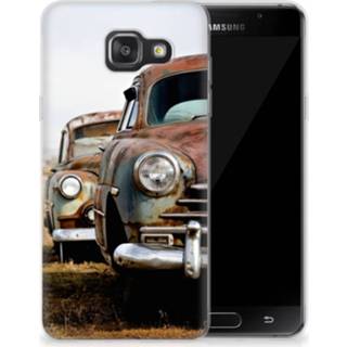 👉 Siliconen hoesje Samsung Galaxy A3 2016 met foto Vintage Auto 8718894400258