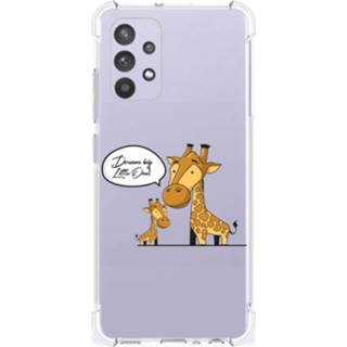 👉 Bumper hoesje Samsung Galaxy A32 4G | 5G Enterprise Editie Stevig Giraffe 8720632834386