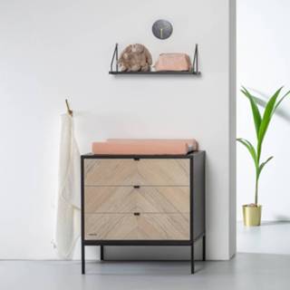 👉 Commode zwart vince wit staphorst oak kinderen Showmodel Kidsmill Smal Black /