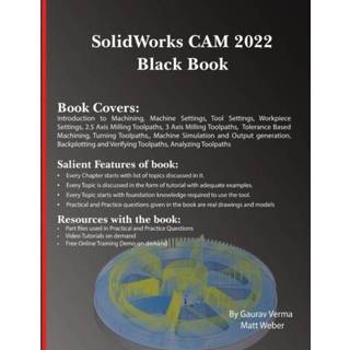 👉 Zwart engels SolidWorks CAM 2022 Black Book 9781774590539