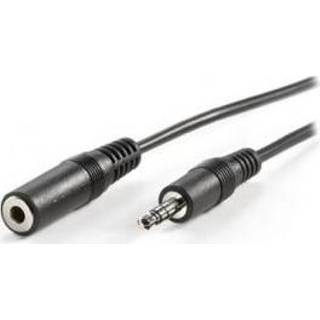 👉 Audiokabel zwart Adj 300-00006 audio kabel 3 m 3.5mm 4214356314100