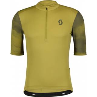 👉 Fiets shirt l mannen olijfgroen oranje Scott - Gravel 10 S/S Fietsshirt maat L, oranje/olijfgroen 7615523472895