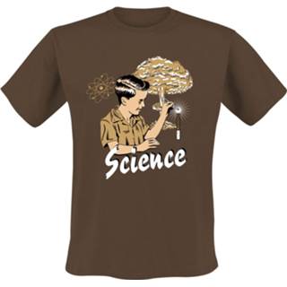 👉 Funshirt bruin mannen m jongens - Sprüche Science Boy T-shirt 4064854657397