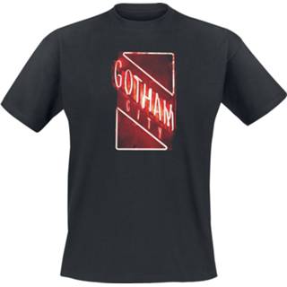 👉 Neonlamp zwart mannen m Batman - The Gotham City Neon Lights T-shirt 5059934912397