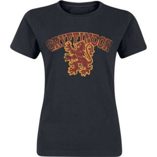 👉 Embleem zwart vrouwen m Harry Potter - Gryffindor Sport Emblem T-shirt 5059934917903